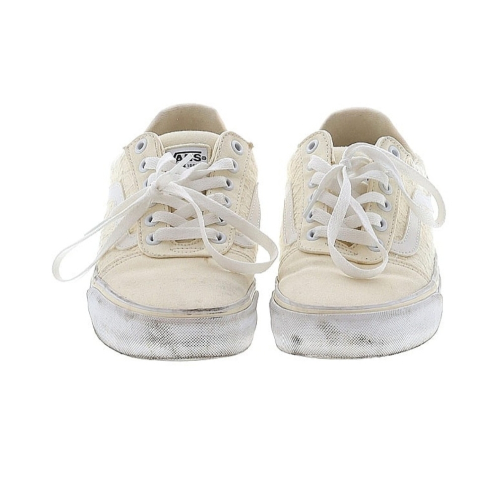 VANS Off the Wall Old Skool Sneakers Women's Cream ** Size 7 ** GUC !! - Picture 8 of 9